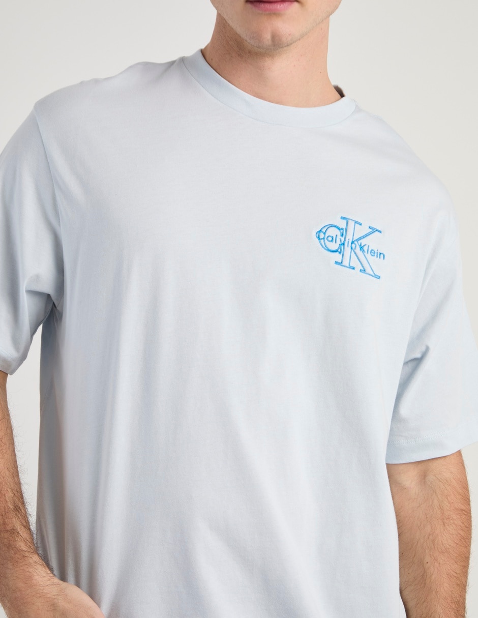 Playera cuello redondo para hombre