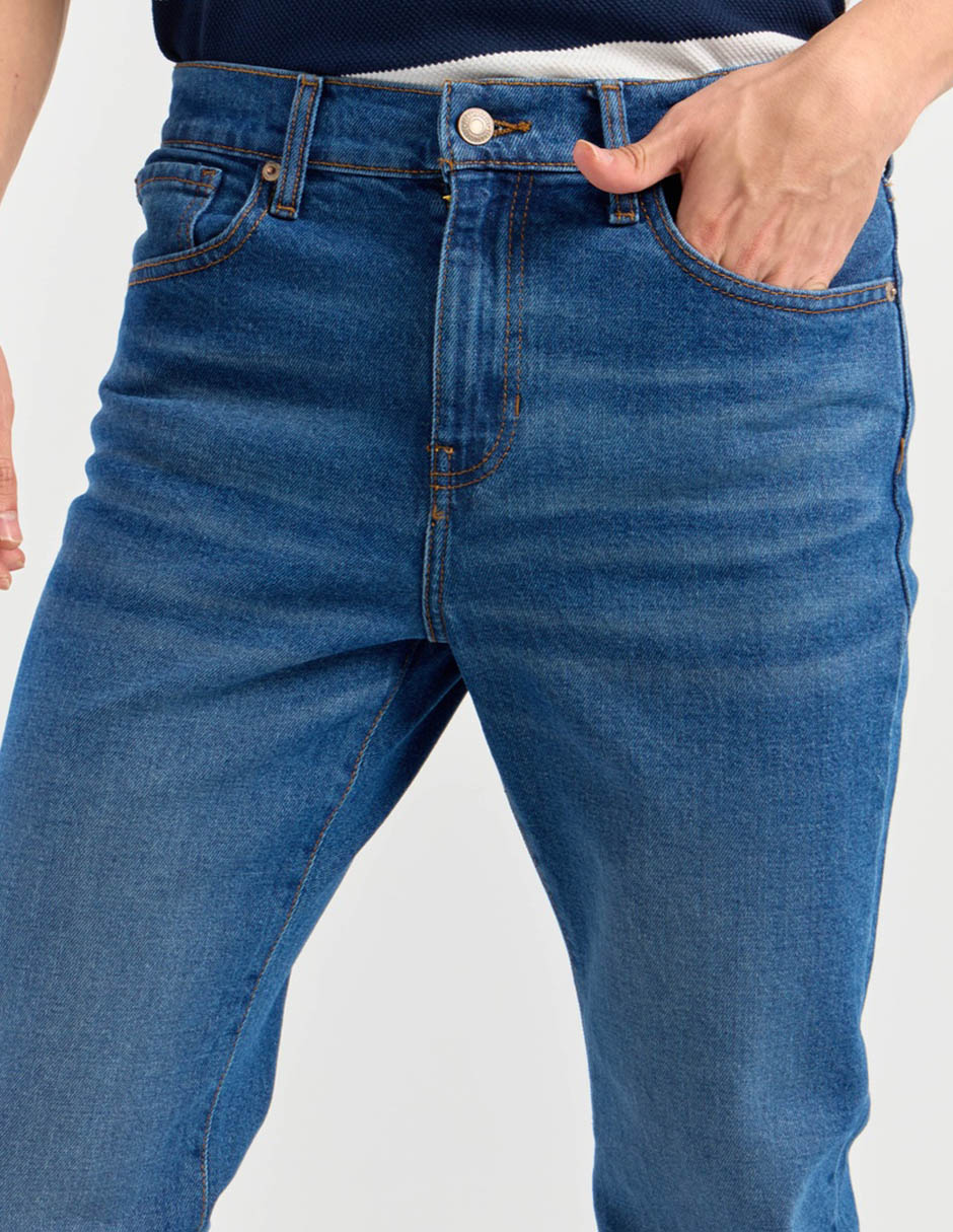 Jeans bota deslavado para hombre 3