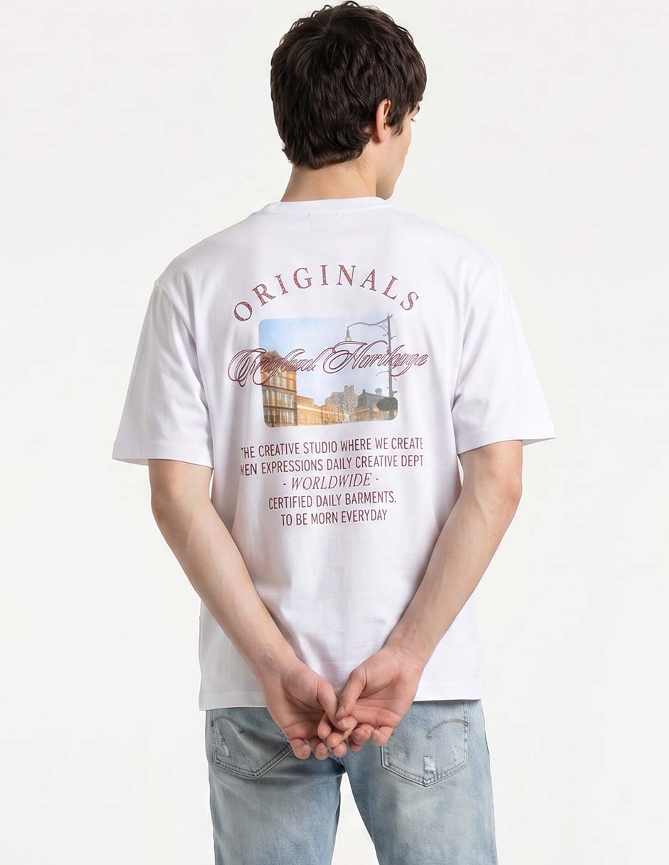 Playera originals cuello redondo para hombre 2