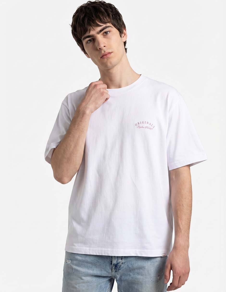 Playera cuello redondo para hombre