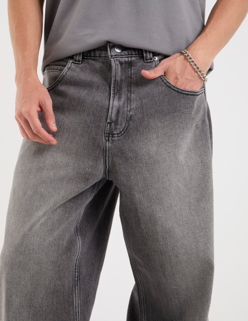 Jeans relaxed amplio para hombre 4