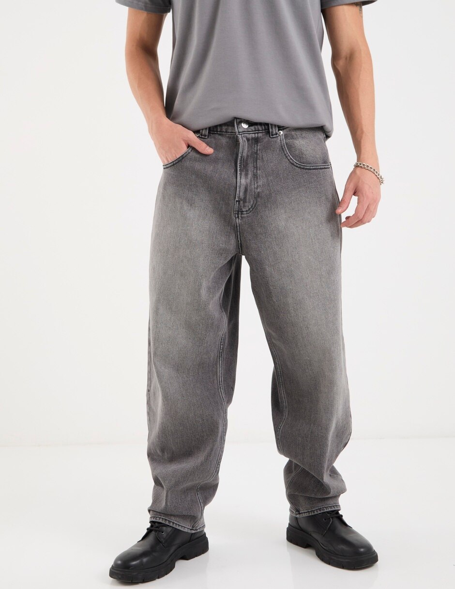 Jeans relaxed amplio para hombre 1