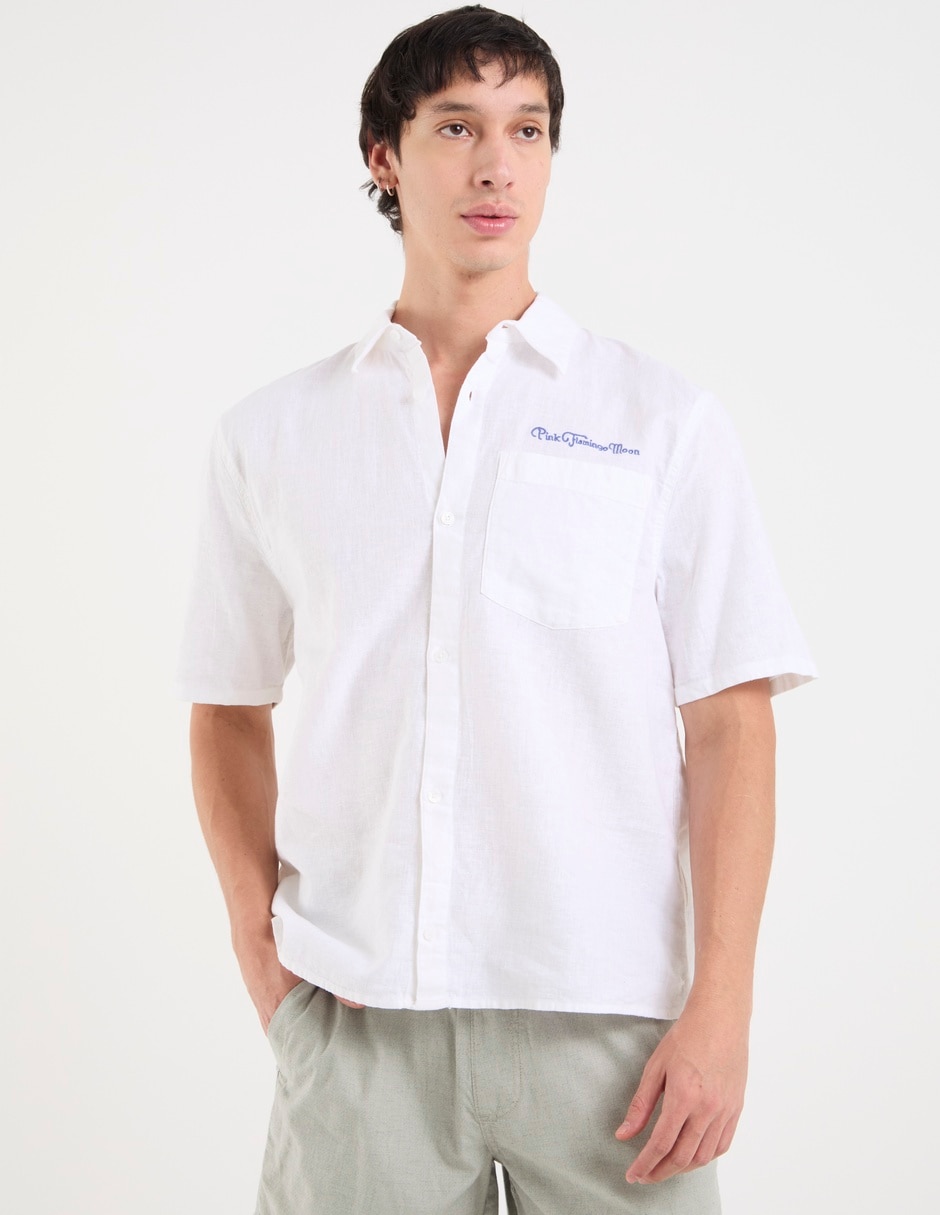 Camisa casual manga corta para hombre 10