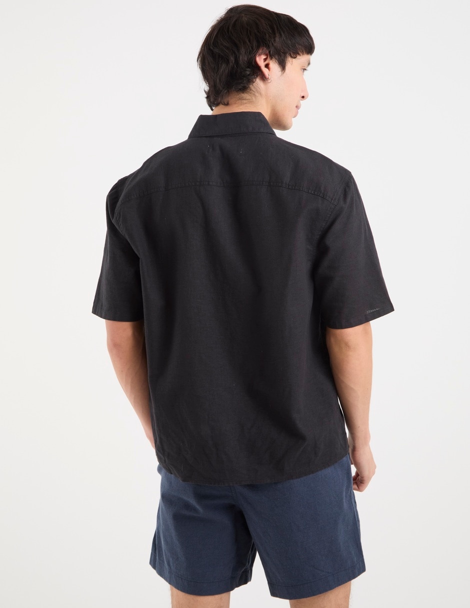 Camisa casual hollister manga corta para hombre