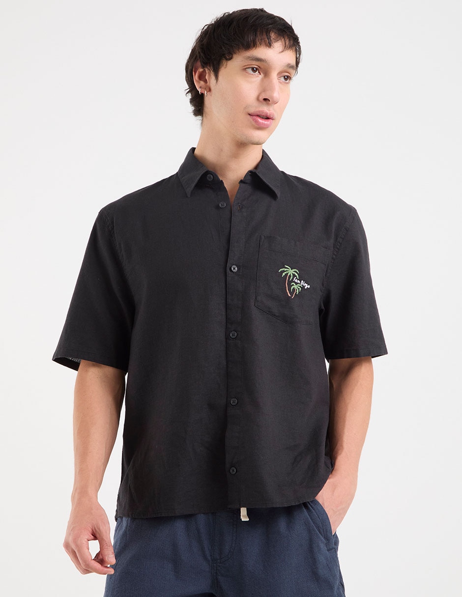 Camisa casual manga corta para hombre Camisa casual manga corta para hombre