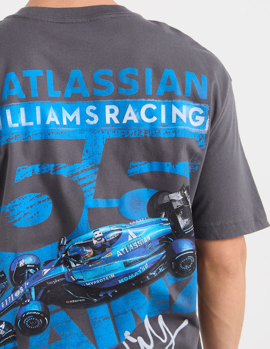 Playera f—rmula 1 atlassian williams racing cuello redondo para hombre 5