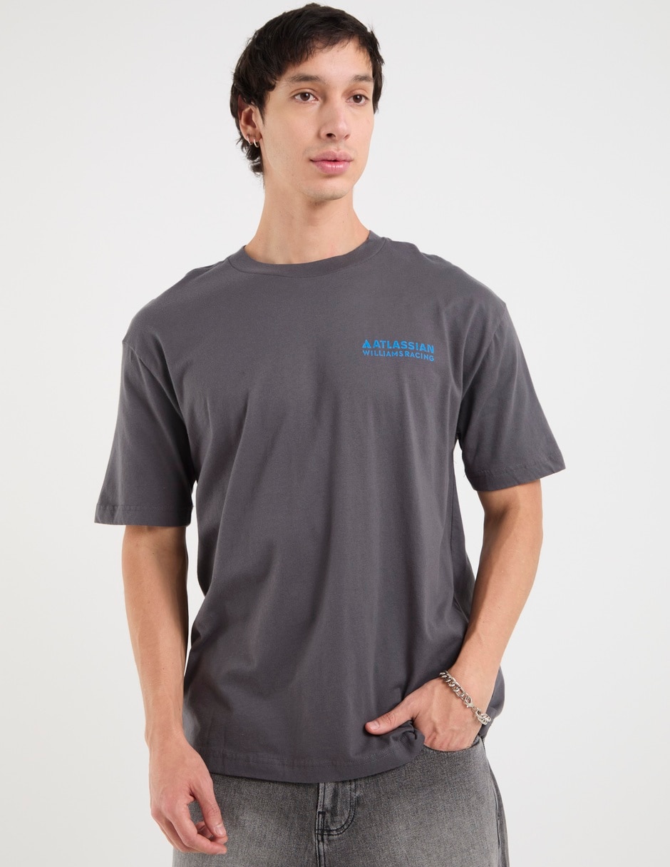Playera f—rmula 1 atlassian williams racing cuello redondo para hombre