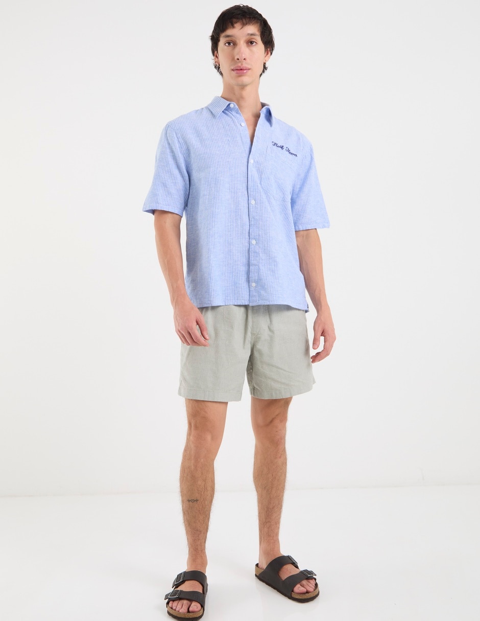 Camisa casual manga corta para hombre 3