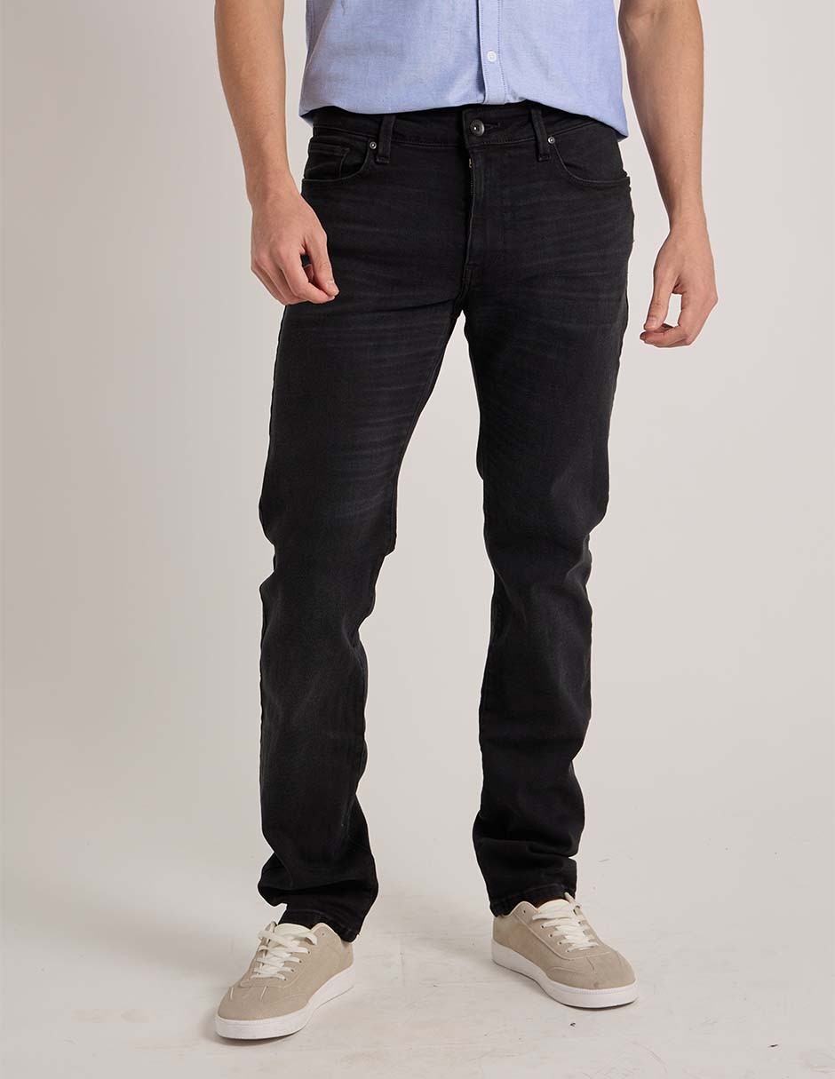 Jeans slim deslavado para hombre