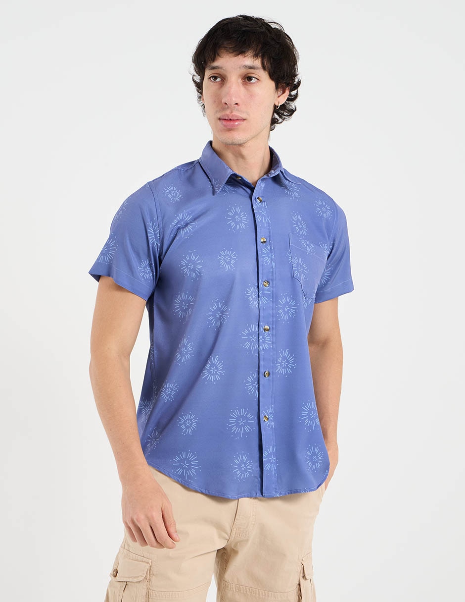 Camisa playa manga larga para hombre Camisa playa manga larga para hombre