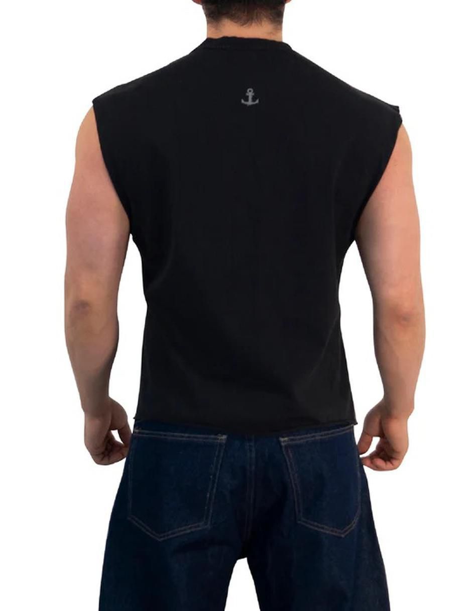 Playera John Leopard cuello redondo para hombre
