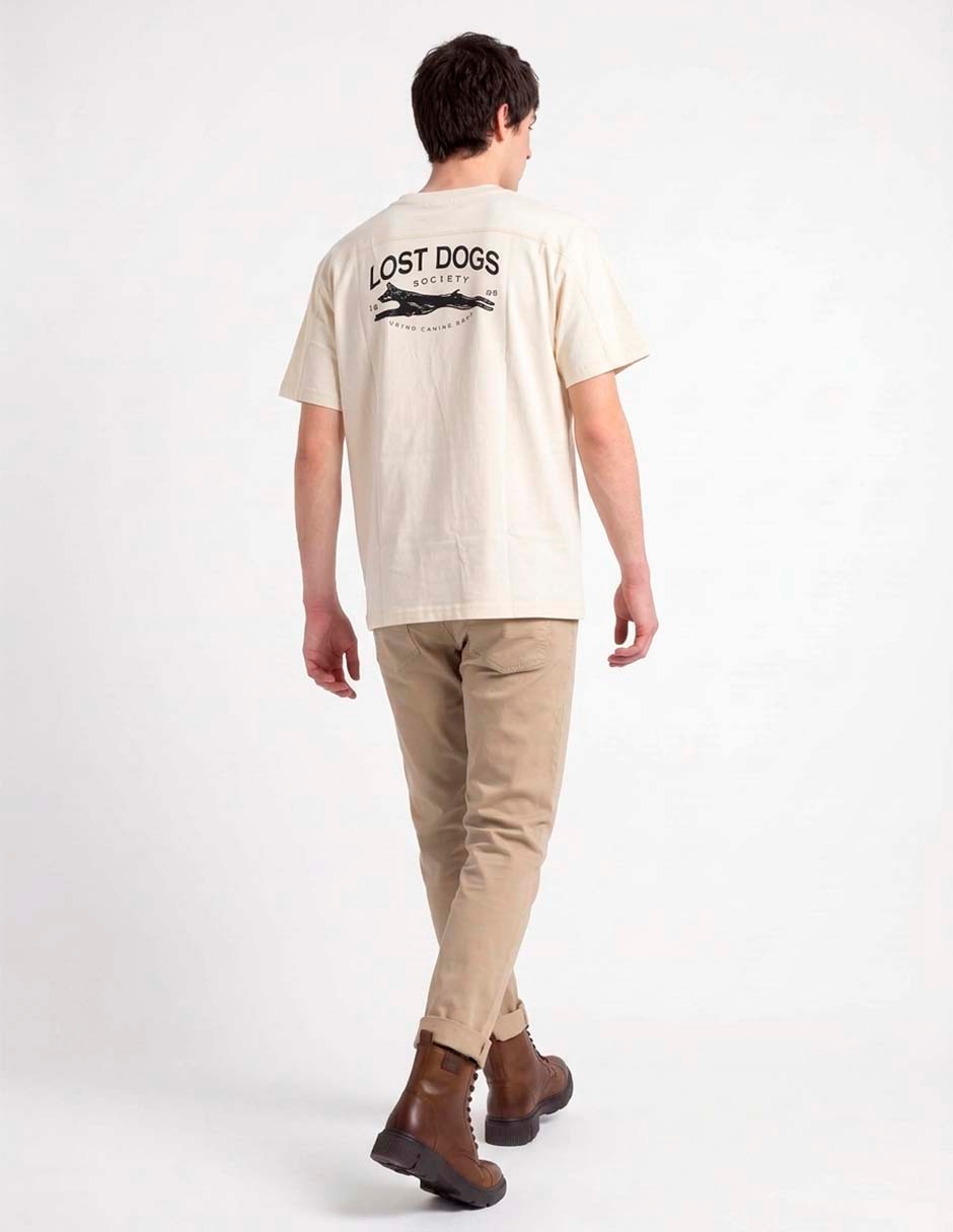 Playera cuello redondo para hombre