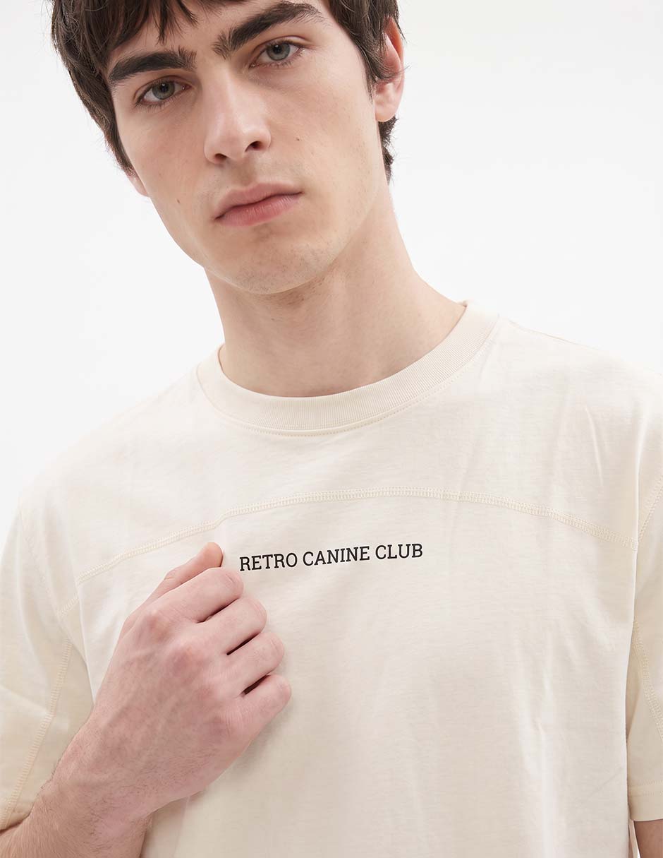 Playera cuello redondo para hombre