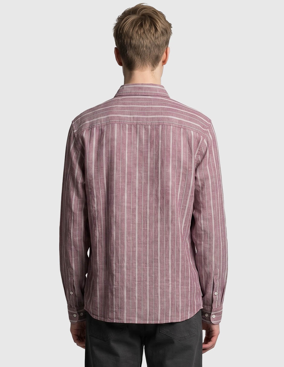 Camisa casual de algodón manga larga para hombre 3