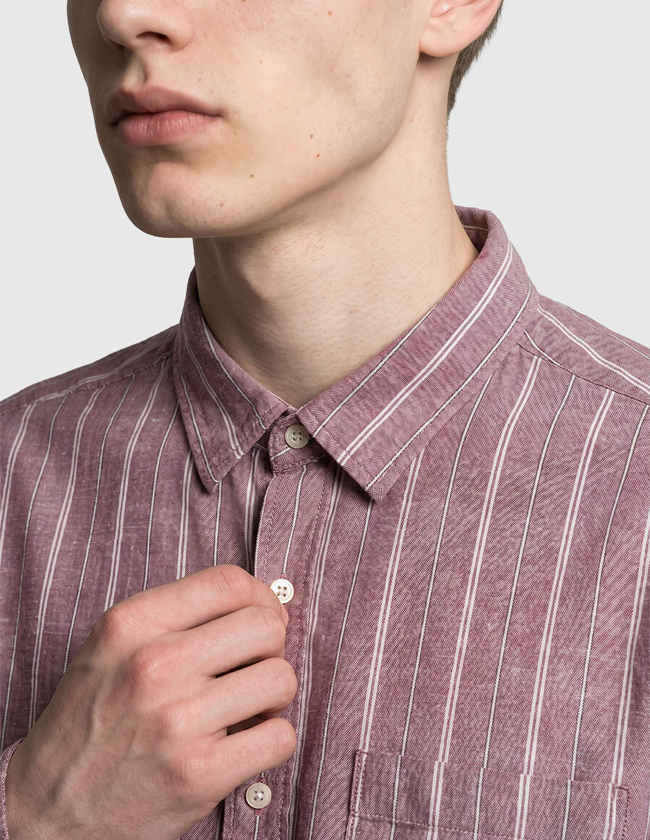 Camisa casual de algodón manga larga para hombre 2