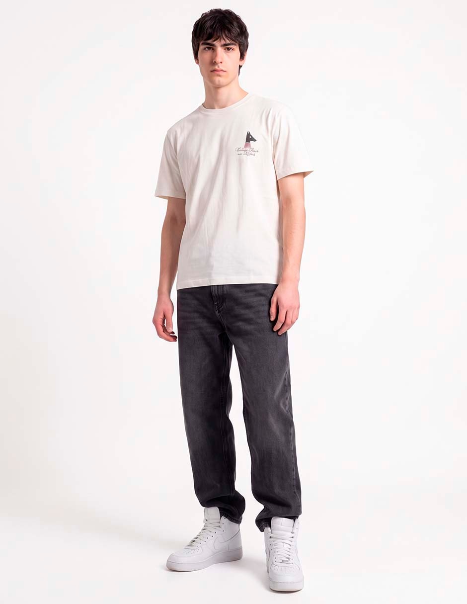 Playera cuello redondo para hombre