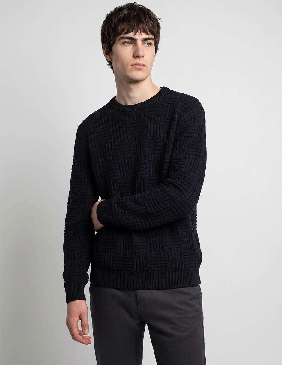 Suéter cuello redondo para hombre Suéter cuello redondo para hombre