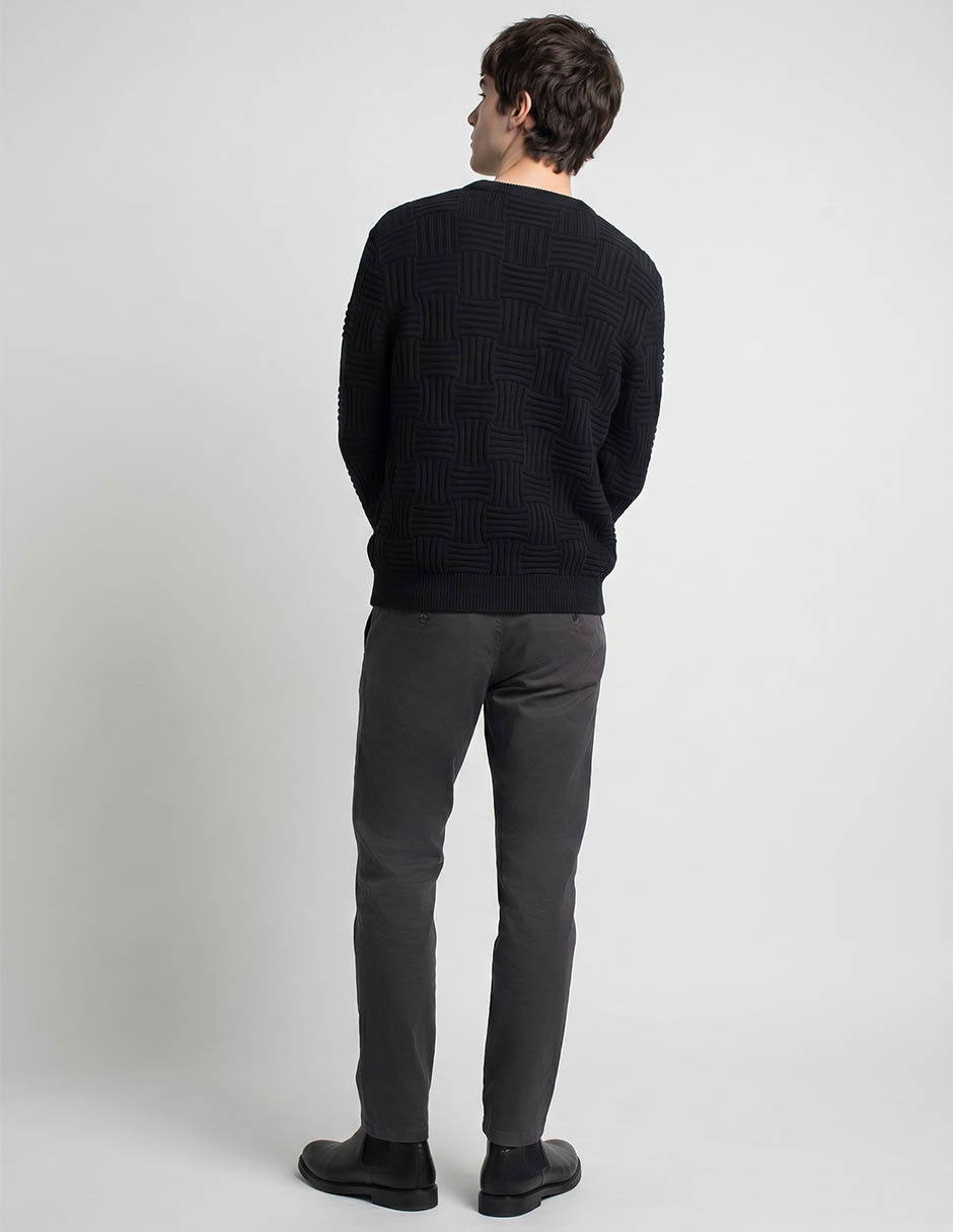 Suéter cuello redondo para hombre 4