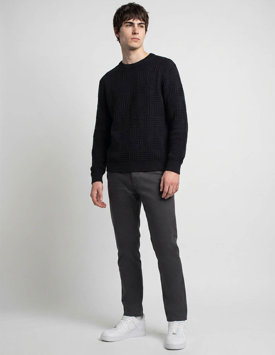 Suéter cuello redondo para hombre 3