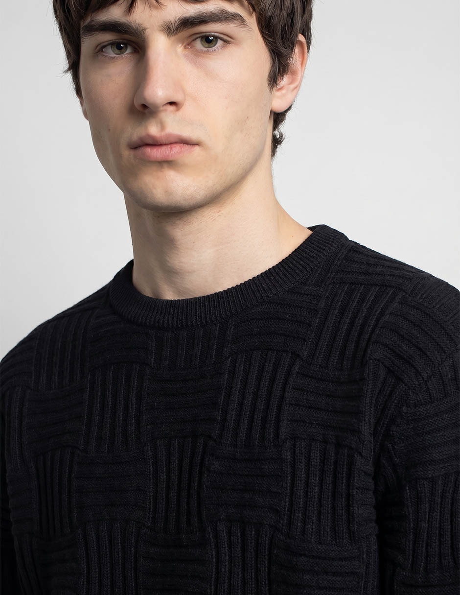 Suéter cuello redondo para hombre 2