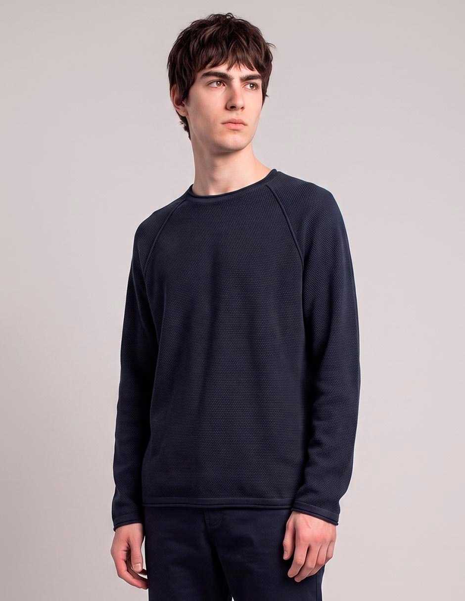 Suéter cuello redondo para hombre