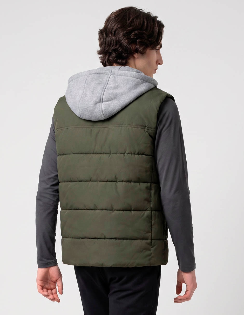 Chaleco con capucha para hombre 2