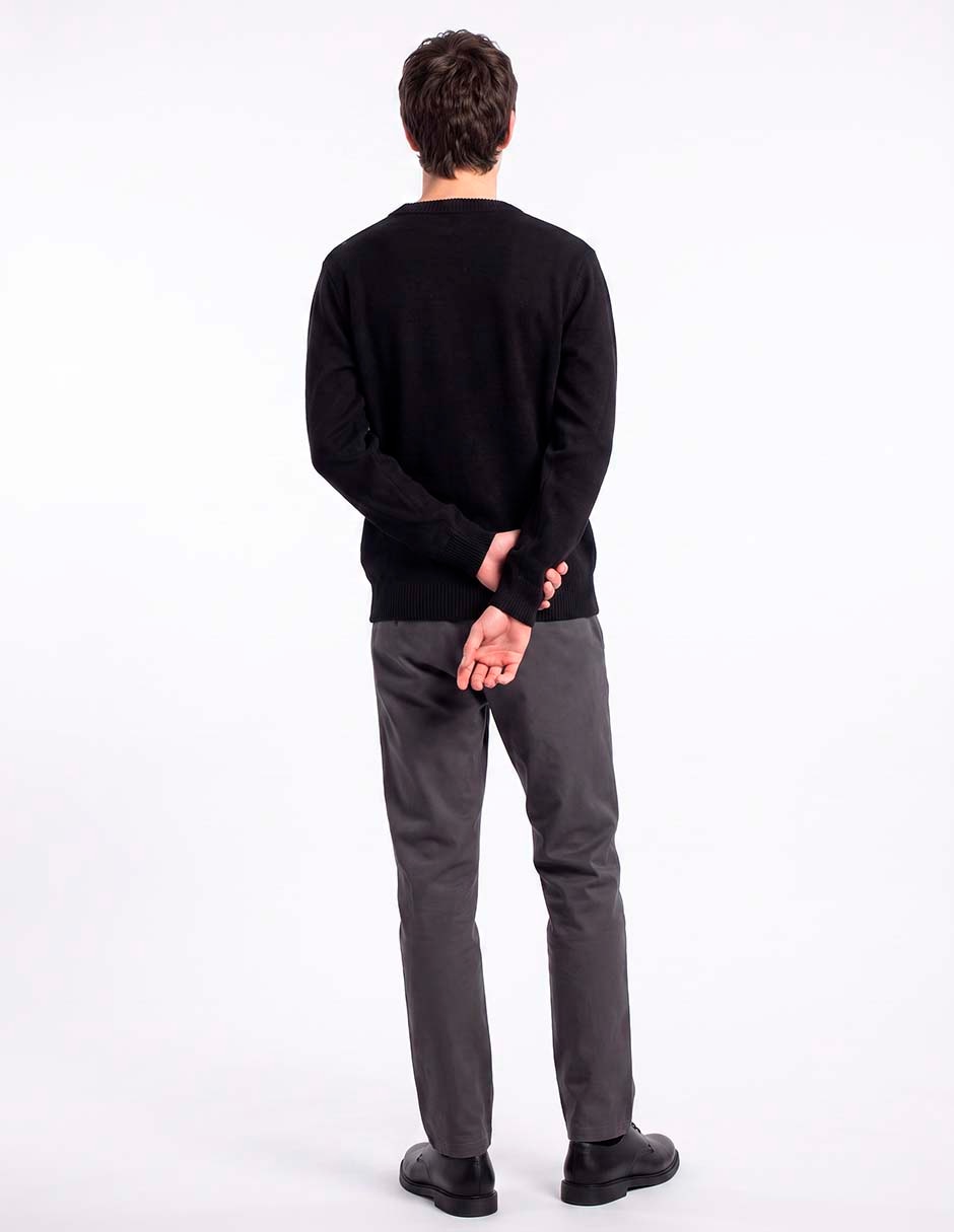 Suéter cuello redondo para hombre 2