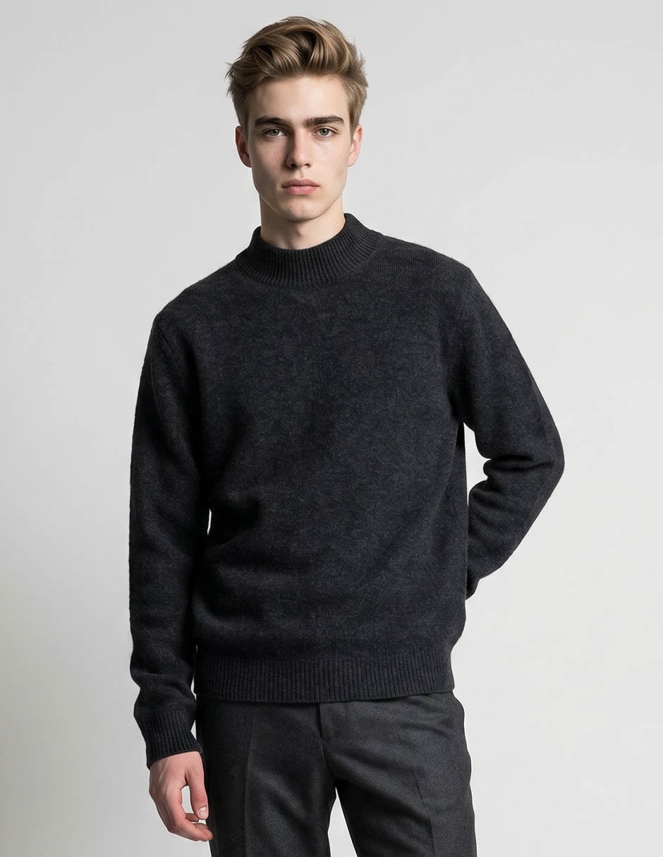 Suéter cuello tortuga para hombre Suéter cuello tortuga para hombre