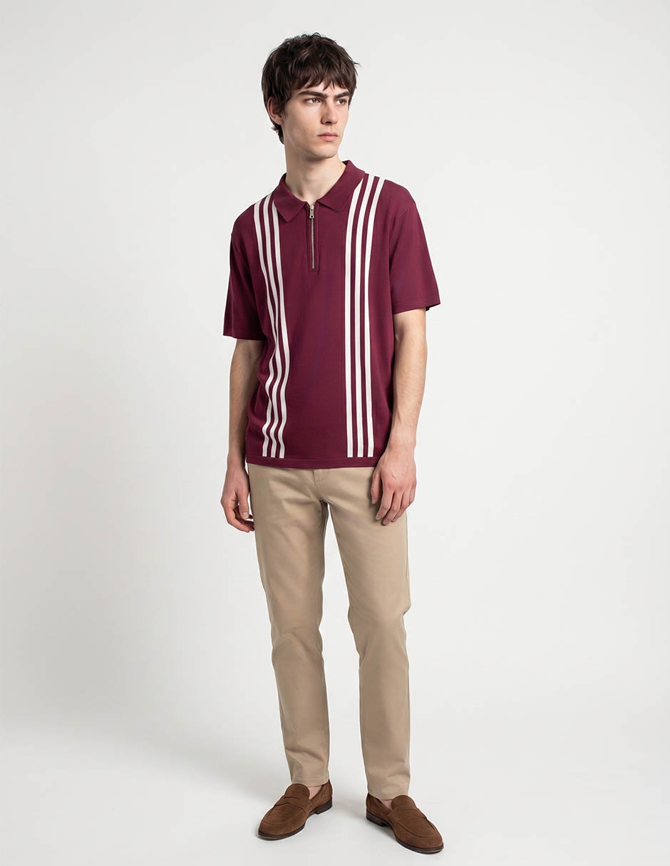 Playera cuello polo para hombre