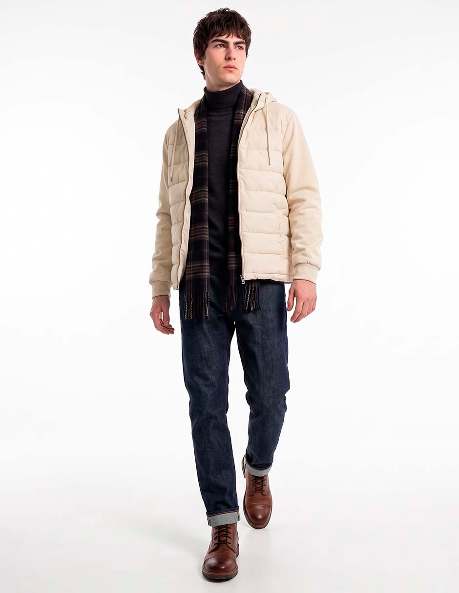 Chamarra casual con bolsillos para hombre Chamarra casual con bolsillos para hombre