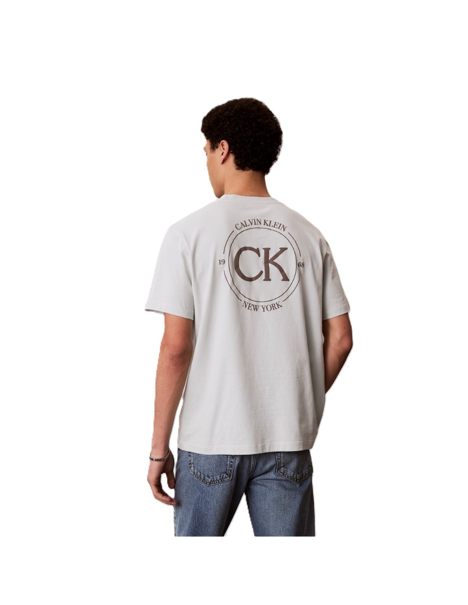 Playera calvin klein playera ck para hombre cuello redondo para hombre