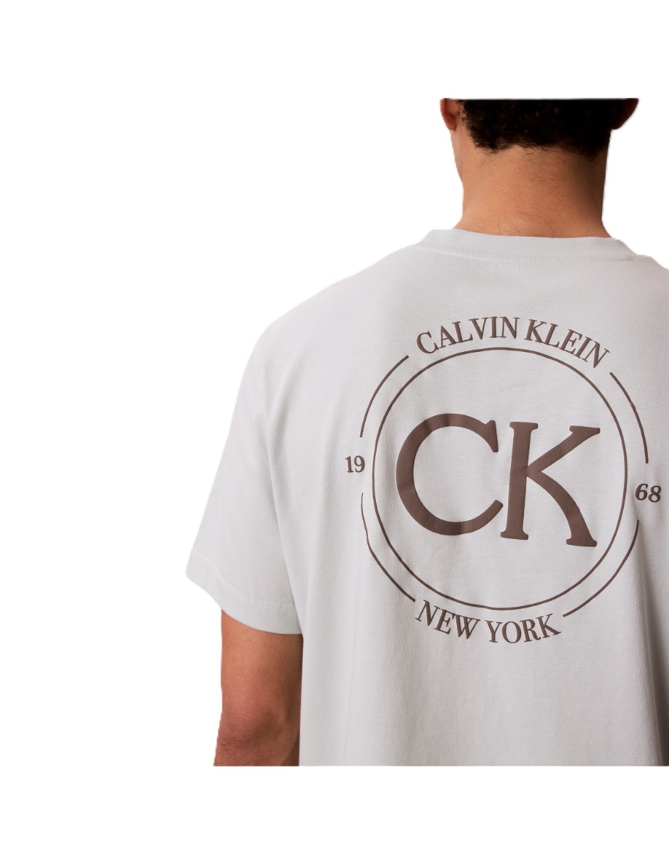 Playera calvin klein playera ck para hombre cuello redondo para hombre