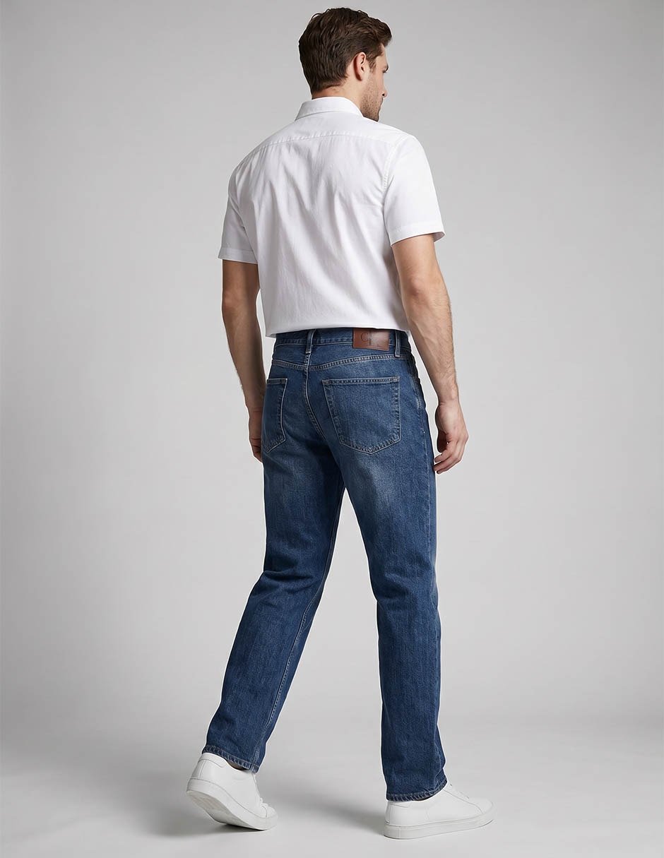 Jeans slim Calvin Klein lavado stone wash para hombre 2