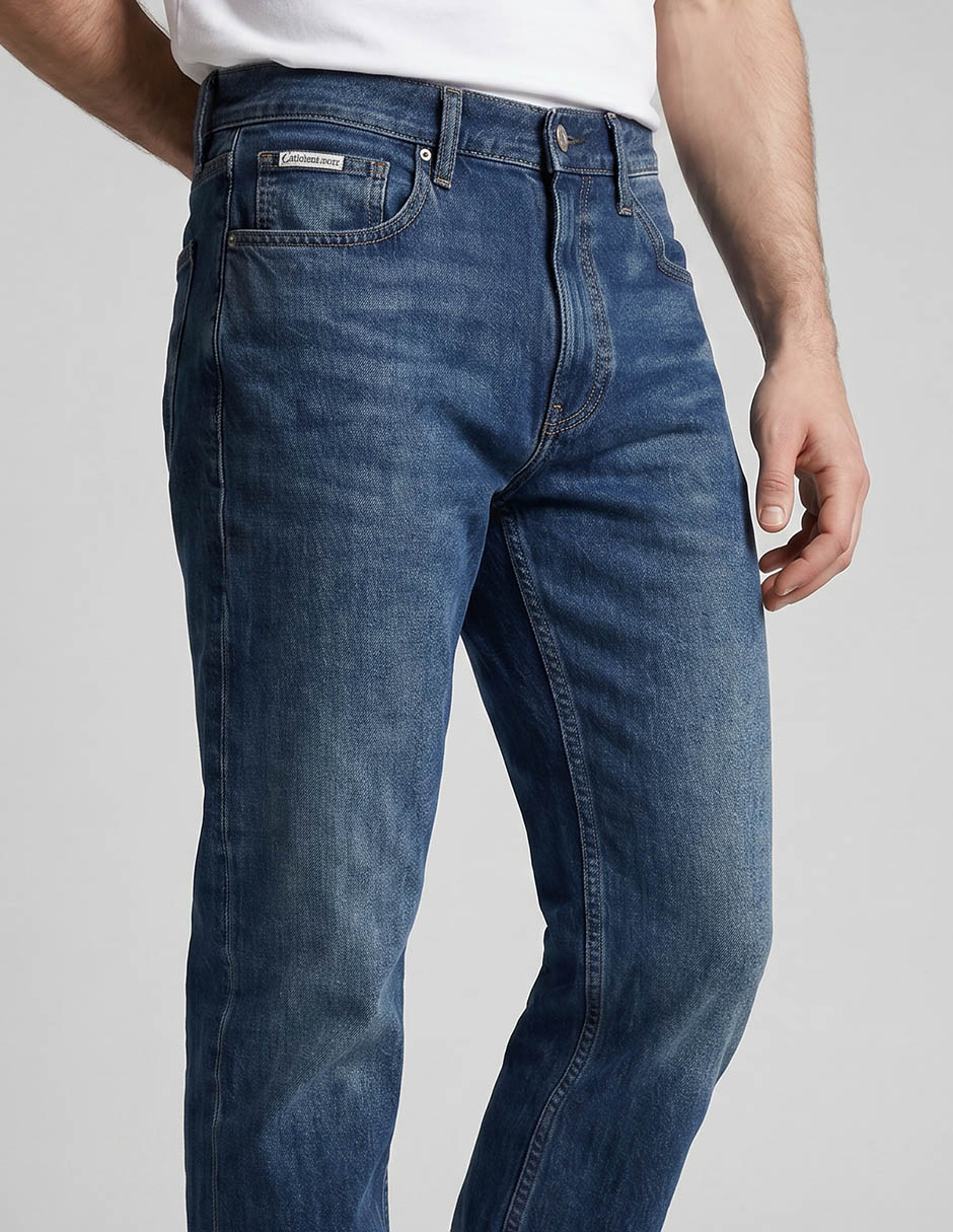 Jeans slim Calvin Klein lavado stone wash para hombre 3