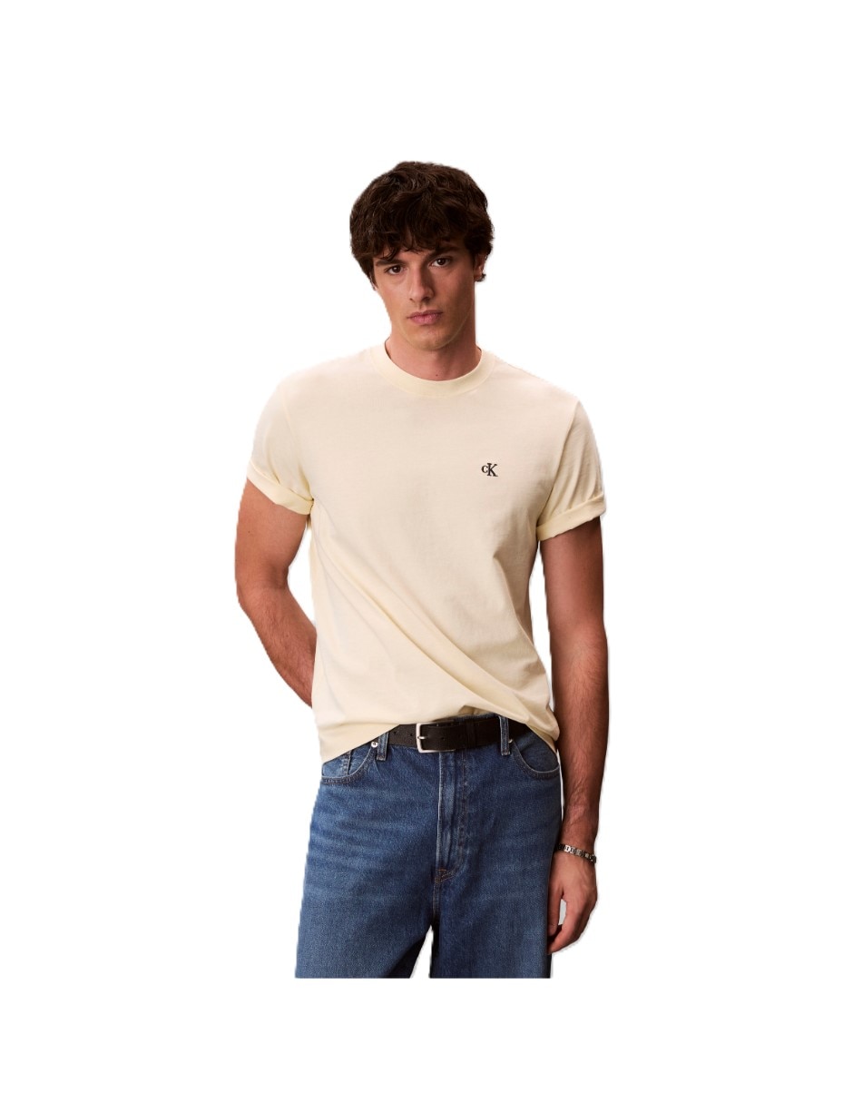 Playera calvin klein playera ck para hombre cuello redondo para hombre