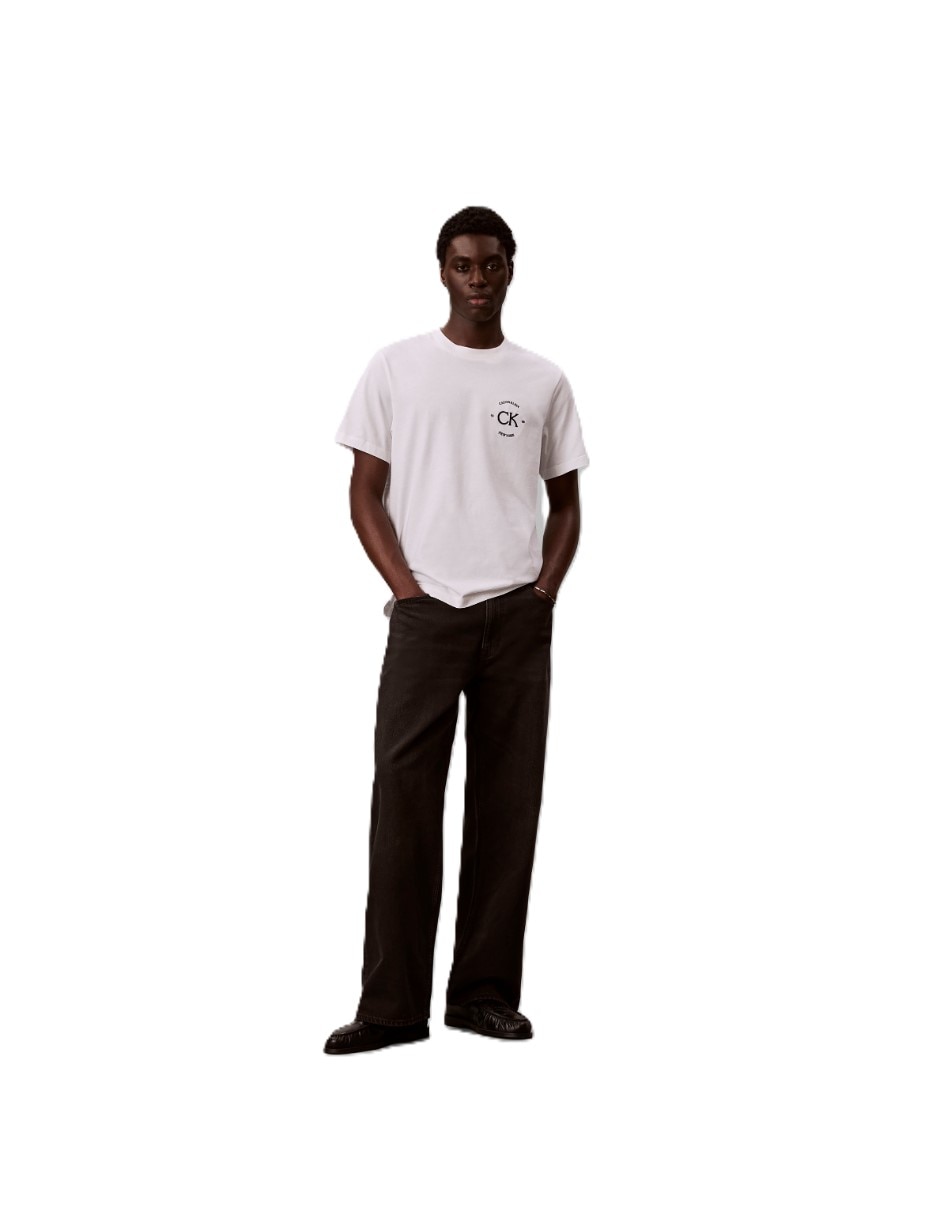 Playera playera ck para hombre cuello redondo para hombre 3