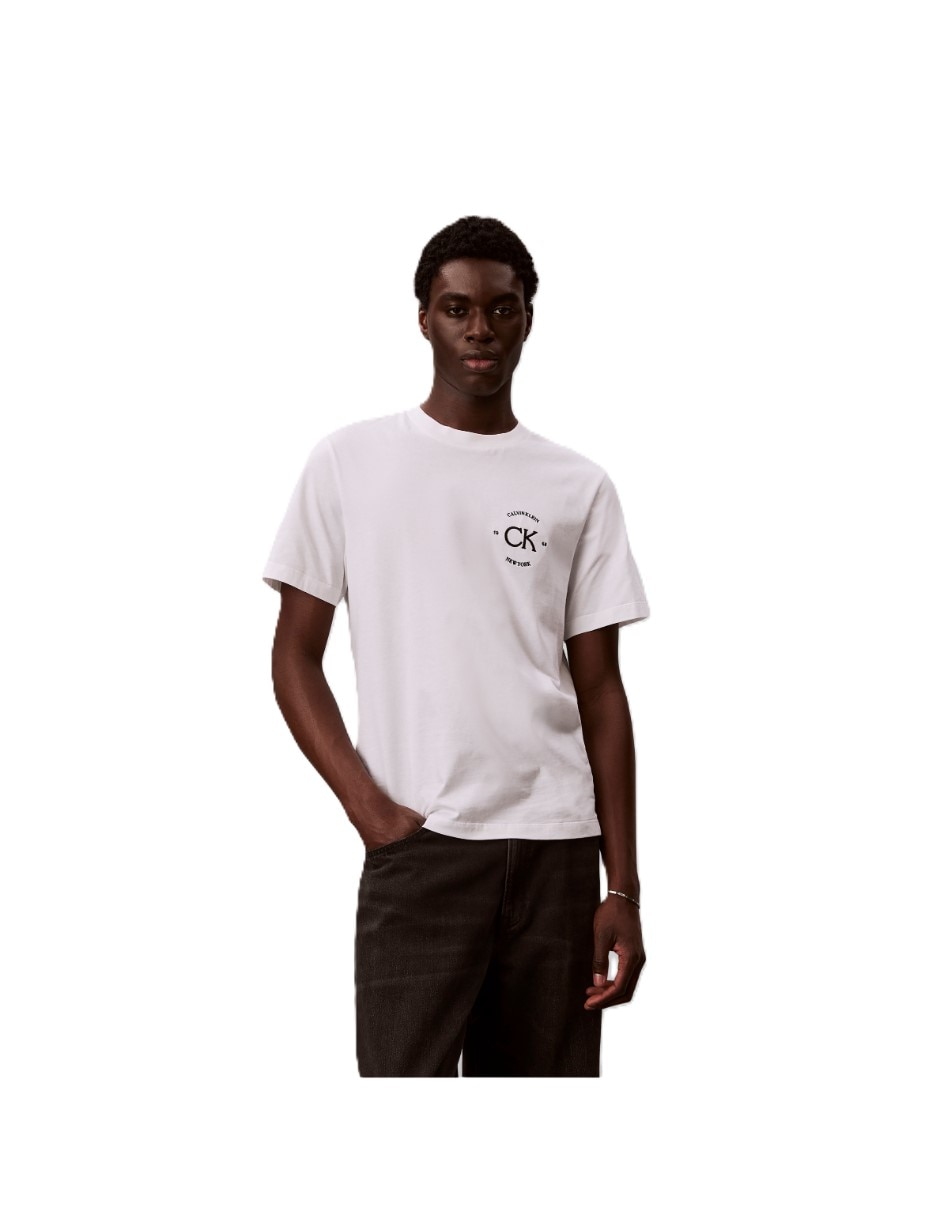 Playera playera ck para hombre cuello redondo para hombre