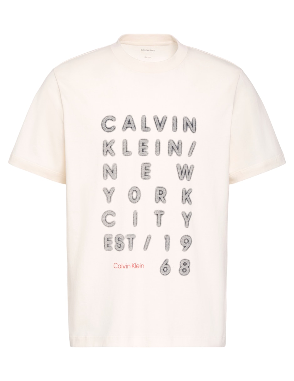 Playera calvin klein playera ck para hombre cuello redondo para hombre