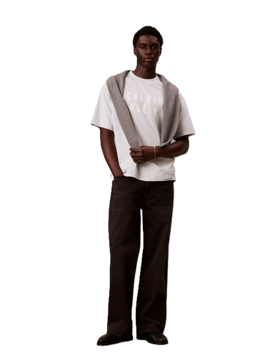 Playera calvin klein playera ck para hombre cuello redondo para hombre
