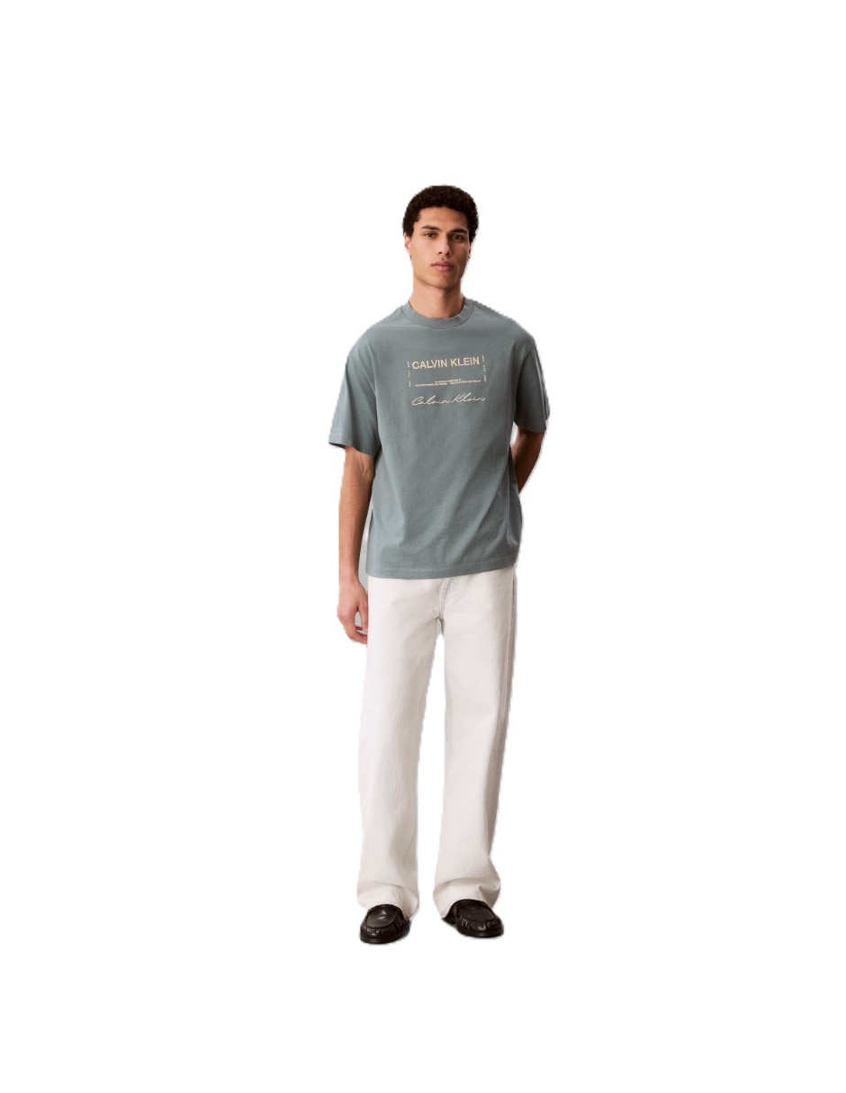 Playera calvin klein playera para hombre cuello redondo para hombre