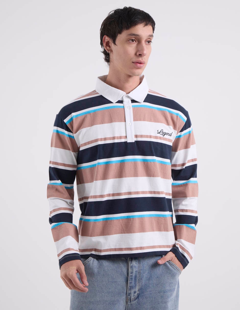 Playera cuello polo para hombre
