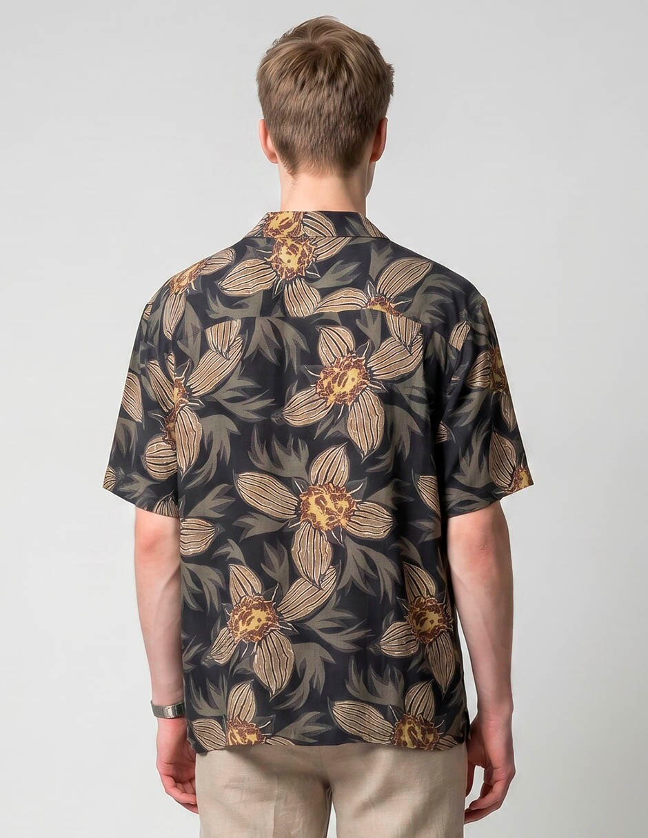 Camisa casual manga corta para hombre 3