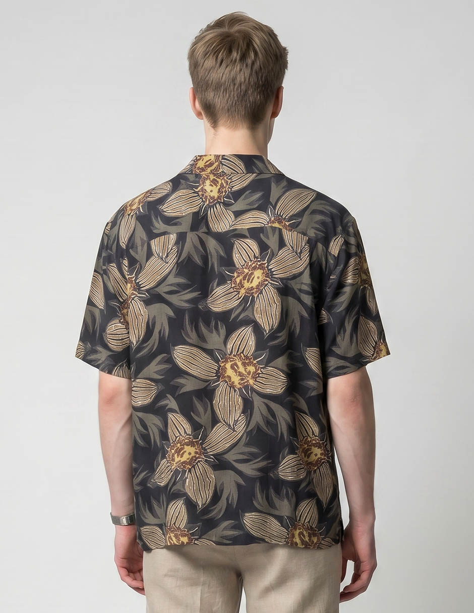 Camisa casual american eagle manga corta para hombre