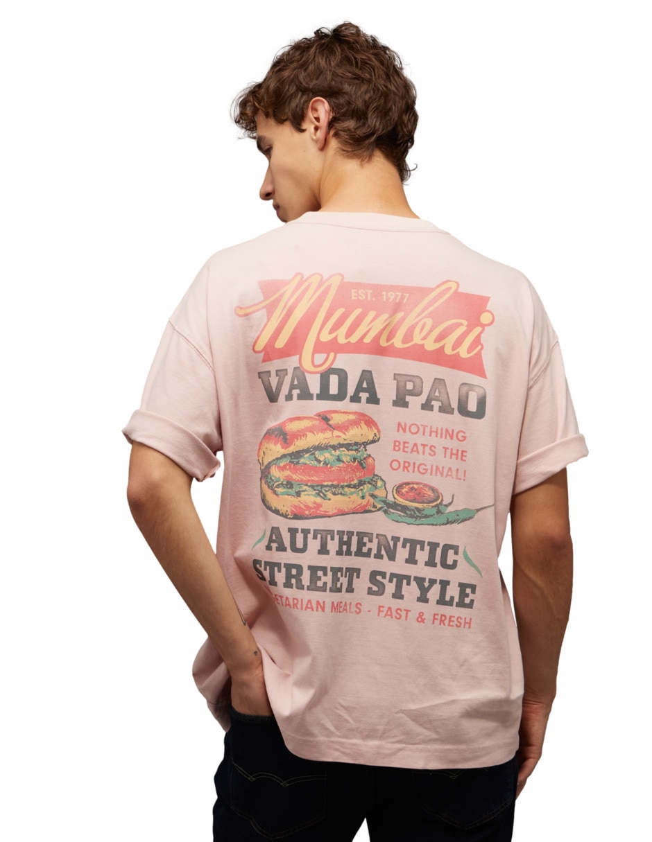 Playera Tees cuello redondo para hombre 4