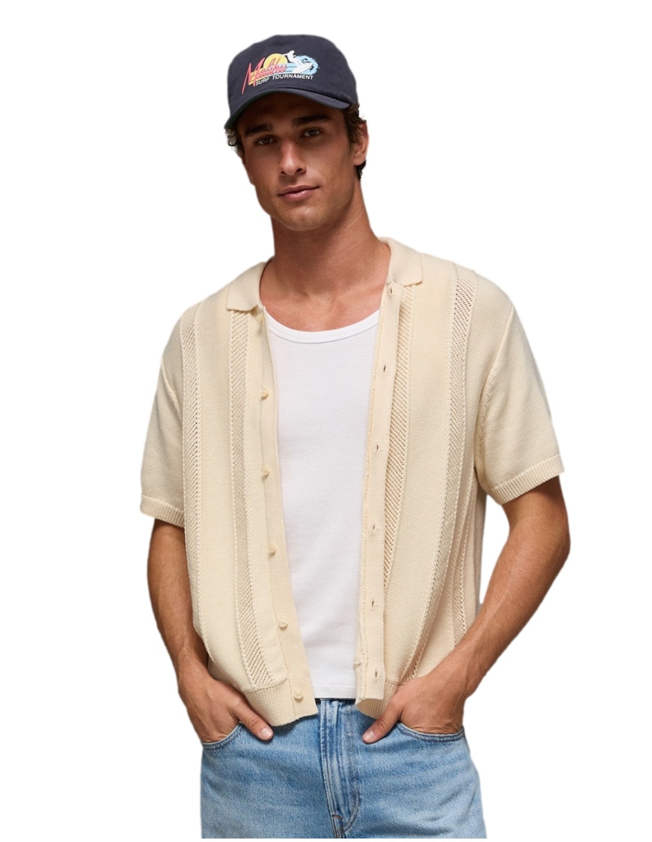 Playera tipo polo para hombre