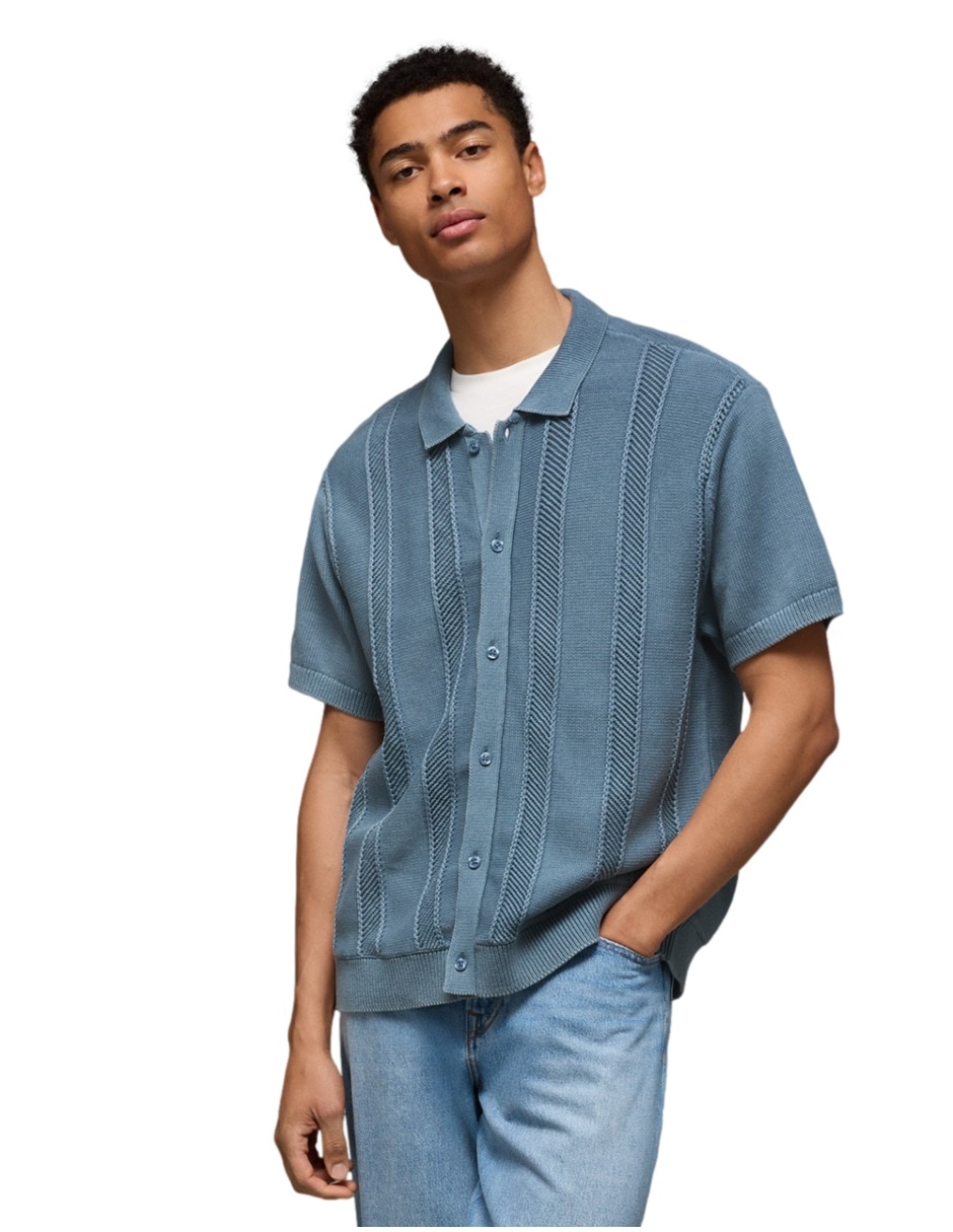 Playera tipo polo para hombre