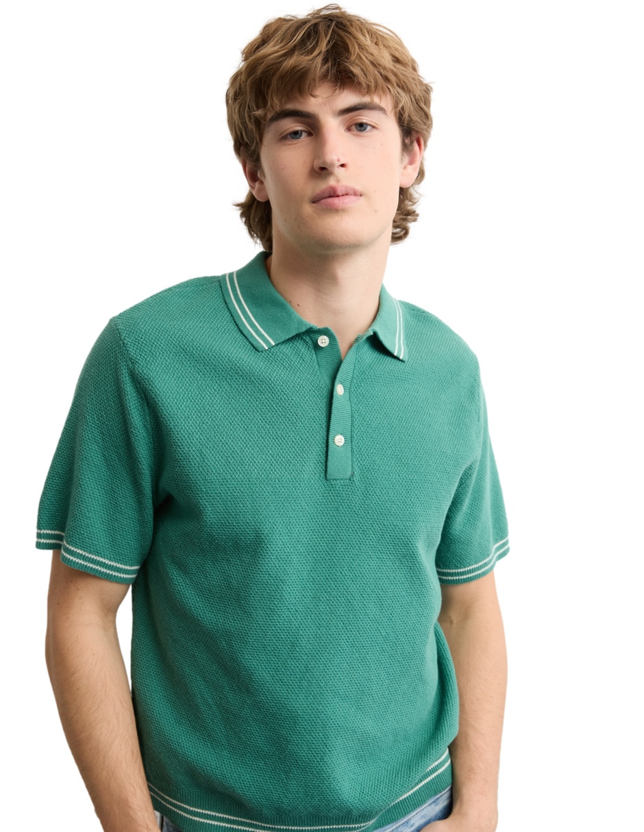 Playera tipo polo para hombre