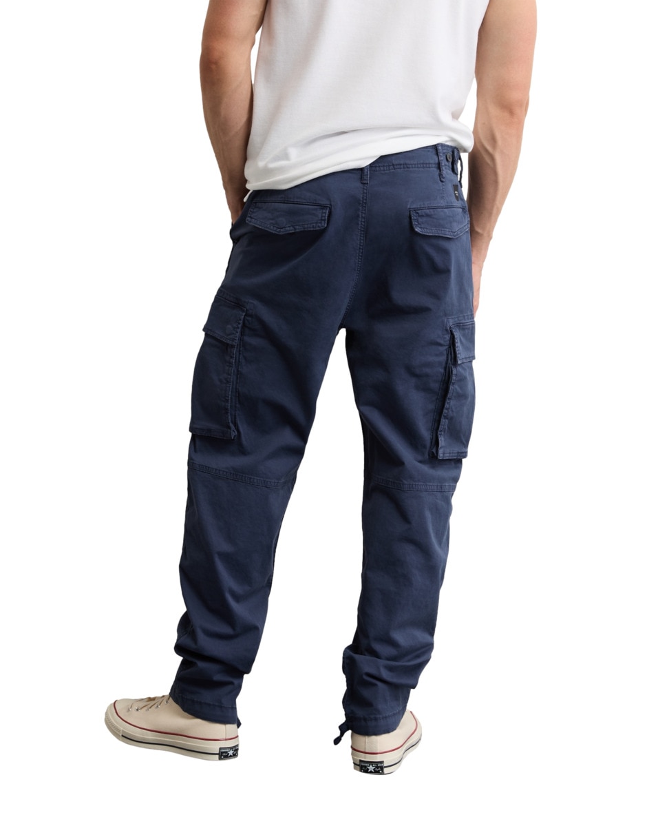 Pantalón casual cargo slim American Eagle de algodón para hombre