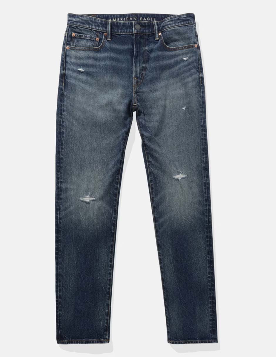 Pantalón slim de algodón para hombre 4