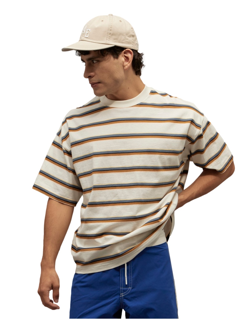 Playera Tees cuello redondo para hombre
